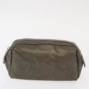 GUCCI GG Canvas Pouch 3 Set Pink Gold beige Auth bs30858-9