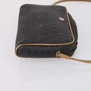 Christian Dior BOTTEGA VENETA Hand Bag Suede PVC 2 Set Brown Gold Auth bs30859-13