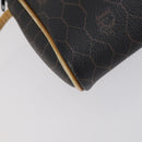 Christian Dior BOTTEGA VENETA Hand Bag Suede PVC 2 Set Brown Gold Auth bs30859-17