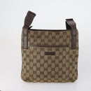 GUCCI GG Canvas Shoulder Bag 2 Set Beige Auth bs30860-10