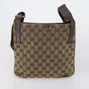 GUCCI GG Canvas Shoulder Bag 2 Set Beige Auth bs30860-11