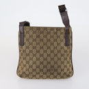 GUCCI GG Canvas Shoulder Bag 2 Set Beige Auth bs30860-3