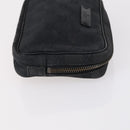 GUCCI GG Canvas Supreme Pouch 3 Set Pink Black beige Auth bs30861-11