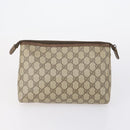 GUCCI GG Canvas Supreme Pouch 3 Set Pink Black beige Auth bs30861-3