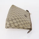 GUCCI GG Canvas Supreme Pouch 3 Set Pink Black beige Auth bs30861-4