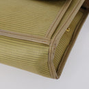 SAINT LAURENT Clutch Bag Leather 2 Set Beige Black Auth bs30862-14