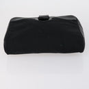 SAINT LAURENT Clutch Bag Leather 2 Set Beige Black Auth bs30862-6