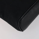 SAINT LAURENT Clutch Bag Leather 2 Set Beige Black Auth bs30862-7