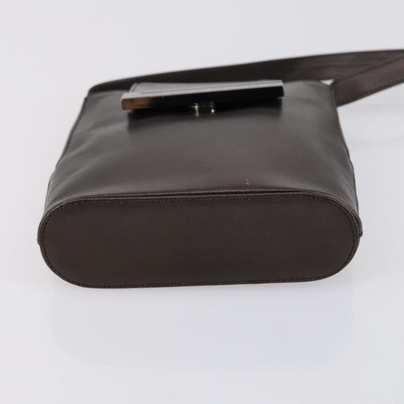 GIVENCHY Clutch Bag Leather 4 Set Red Black Auth bs30863