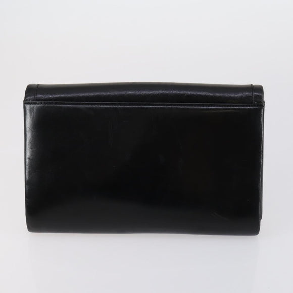 GIVENCHY Clutch Bag Leather 4 Set Red Black Auth bs30863