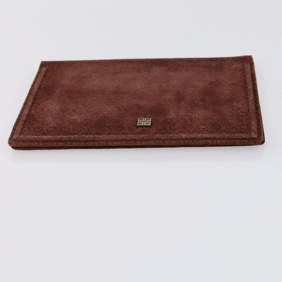 GIVENCHY Clutch Bag Leather 4 Set Red Black Auth bs30863