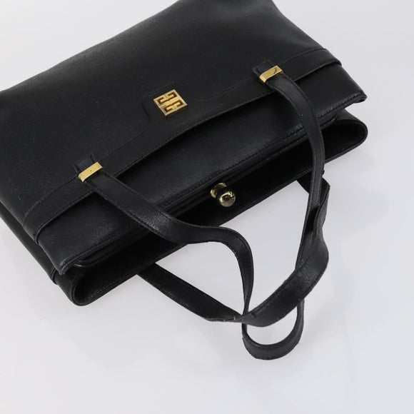 GIVENCHY Clutch Bag Leather 4 Set Red Black Auth bs30863