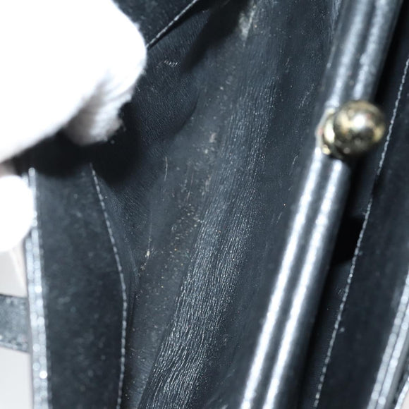 GIVENCHY Clutch Bag Leather 4 Set Red Black Auth bs30863