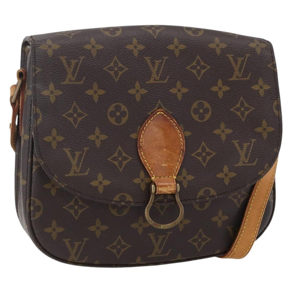 LOUIS VUITTON Monogram Saint Cloud GM Umhängetasche M51242 LV Auth bs30871