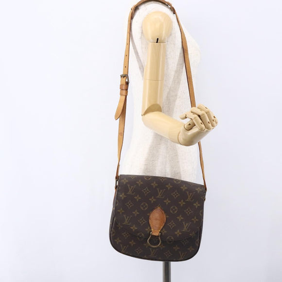 LOUIS VUITTON Monogram Saint Cloud GM Umhängetasche M51242 LV Auth bs30871
