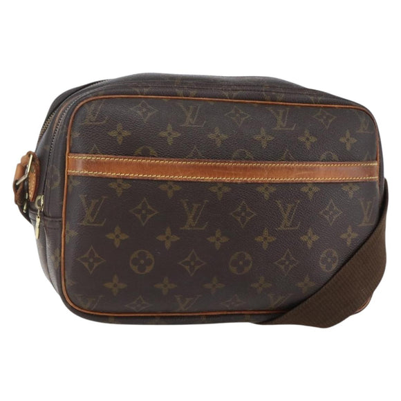 LOUIS VUITTON Monogram Reporter PM Shoulder Bag M45254 LV Auth bs30872