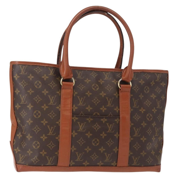 LOUIS VUITTON Monogram Sac Weekend PM Hand Bag M42425 LV Auth bs30876