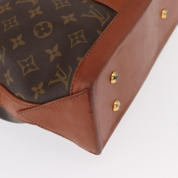 LOUIS VUITTON Monogram Sac Weekend PM Hand Bag M42425 LV Auth bs30876