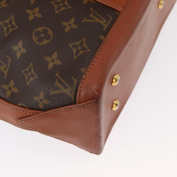 LOUIS VUITTON Monogram Sac Weekend PM Hand Bag M42425 LV Auth bs30876