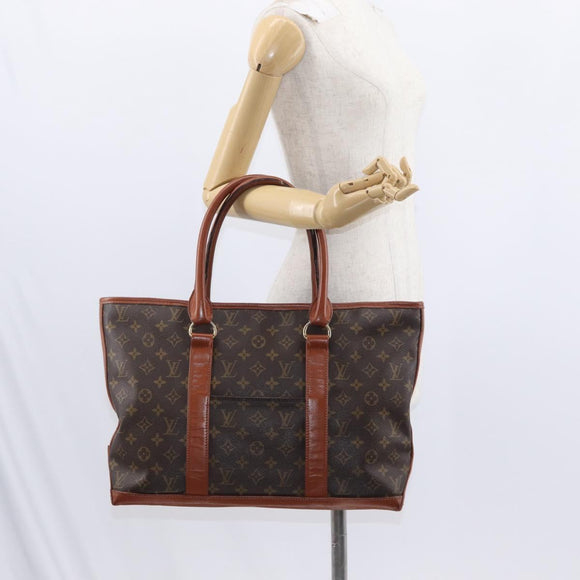 LOUIS VUITTON Monogram Sac Weekend PM Hand Bag M42425 LV Auth bs30876