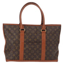 LOUIS VUITTON Monogram Sac Weekend PM Hand Bag M42425 LV Auth bs30876-2