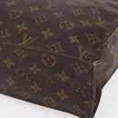 LOUIS VUITTON Monogram Sac Plat Hand Bag M51140 LV Auth bs30878-10