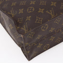 LOUIS VUITTON Monogram Sac Plat Hand Bag M51140 LV Auth bs30878-13