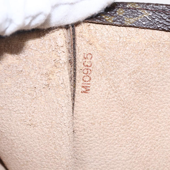 LOUIS VUITTON Monogram Sac Plat Hand Bag M51140 LV Auth bs30878