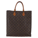 LOUIS VUITTON Monogram Sac Plat Hand Bag M51140 LV Auth bs30878-2