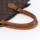 LOUIS VUITTON Monogram Sac Plat Hand Bag M51140 LV Auth bs30878-7