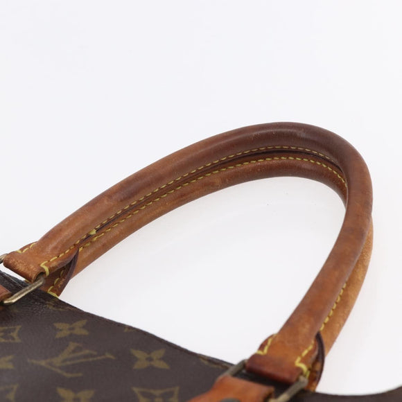 LOUIS VUITTON Monogram Sac Plat Hand Bag M51140 LV Auth bs30878