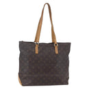 LOUIS VUITTON Monogram Cabas Mezzo Tote Bag M51151 LV Auth bs30879-1