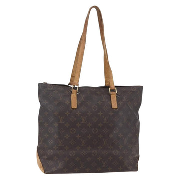 LOUIS VUITTON Monogram Cabas Mezzo Tote Bag M51151 LV Auth bs30879