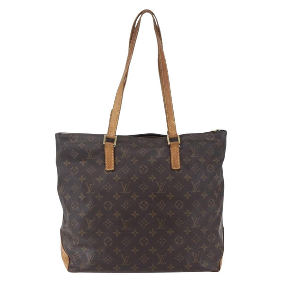 LOUIS VUITTON Monogram Cabas Mezzo Tote Bag M51151 LV Auth bs30879