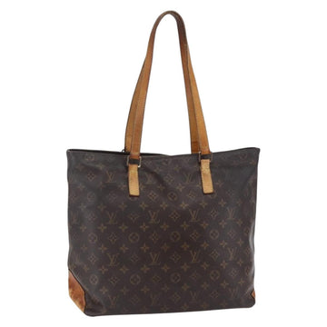 LOUIS VUITTON Monogram Cabas Mezzo Tote Bag M51151 LV Auth bs30880