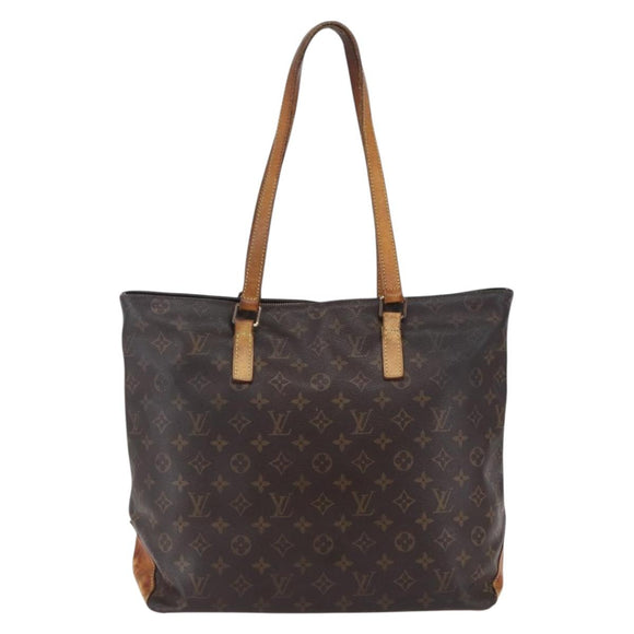 LOUIS VUITTON Monogram Cabas Mezzo Tote Bag M51151 LV Auth bs30880