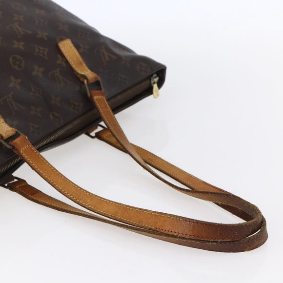 LOUIS VUITTON Monogram Cabas Mezzo Tote Bag M51151 LV Auth bs30880