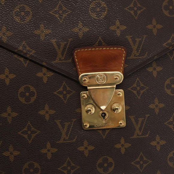 LOUIS VUITTON Monogram Serviette Conseiller Briefcase M53331 LV Auth bs30883