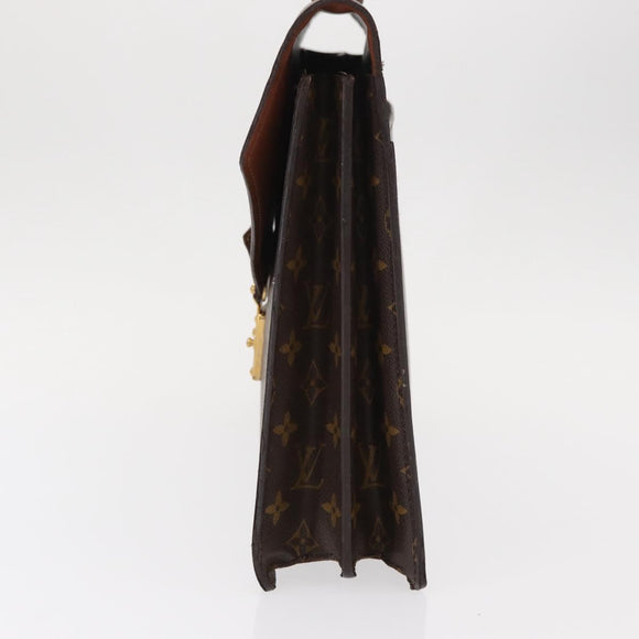 LOUIS VUITTON Monogram Serviette Conseiller Briefcase M53331 LV Auth bs30883