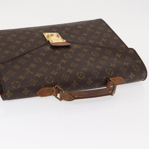 LOUIS VUITTON Monogram Serviette Conseiller Briefcase M53331 LV Auth bs30883