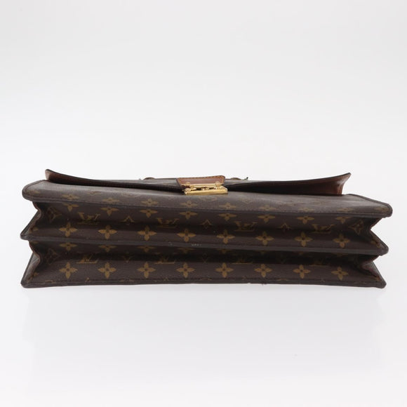 LOUIS VUITTON Monogram Serviette Conseiller Briefcase M53331 LV Auth bs30883