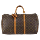 LOUIS VUITTON Monogram Keepall 50 Boston Bag M41426 LV Auth bs30887-13