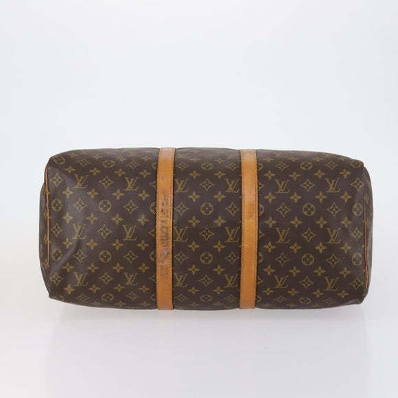 LOUIS VUITTON Monogram Keepall 50 Boston Bag M41426 LV Auth bs30887