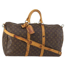 LOUIS VUITTON Monogram Keepall Bandouliere 50 Boston Bag M41416 LV Auth bs30888-1
