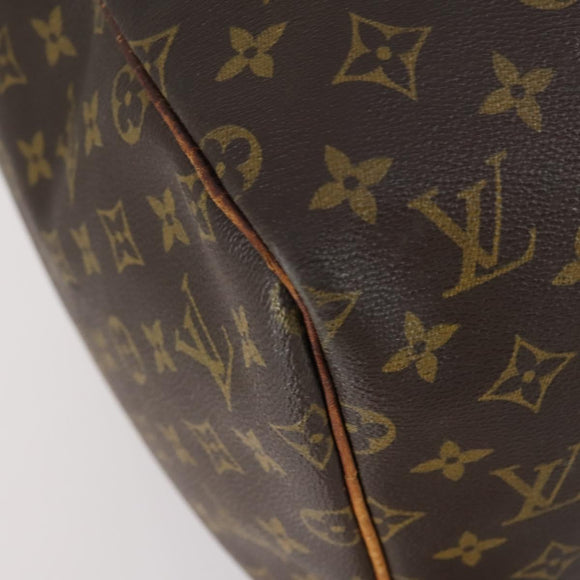 LOUIS VUITTON Monogram Keepall 55 Boston Bag M41424 LV Auth bs30890