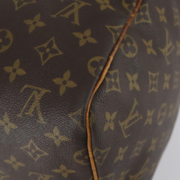 LOUIS VUITTON Monogram Keepall 55 Boston Bag M41424 LV Auth bs30890