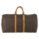 LOUIS VUITTON Monogram Keepall 55 Boston Bag M41424 LV Auth bs30890-2