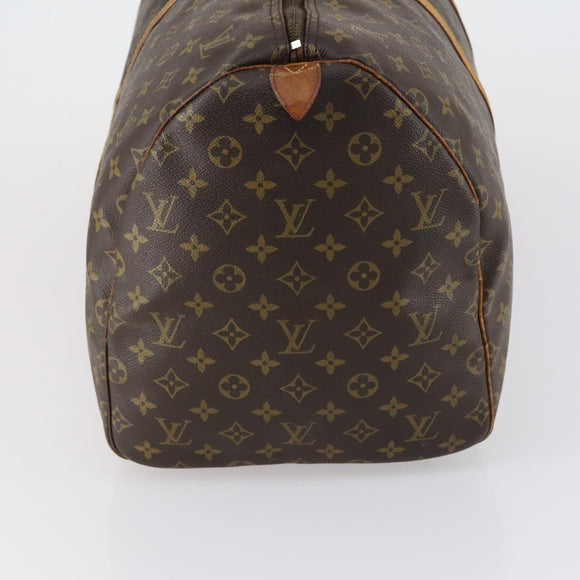 LOUIS VUITTON Monogram Keepall 55 Boston Bag M41424 LV Auth bs30890