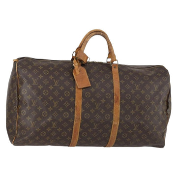 LOUIS VUITTON Monogram Keepall 60 Boston Bag M41422 LV Auth bs30892