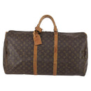 LOUIS VUITTON Monogram Keepall 60 Boston Bag M41422 LV Auth bs30892-13